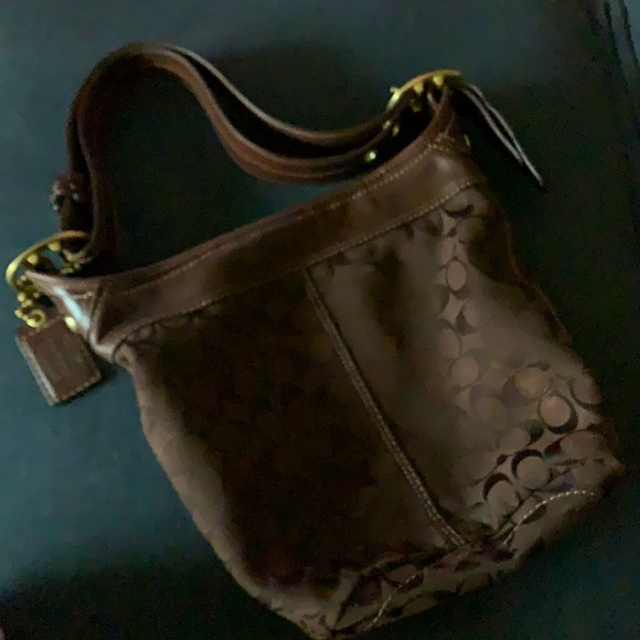 Authentic Coach Hobo Bucket bag in Chocolate - Picture 3 of 3